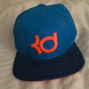 KD blue and pink hat